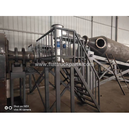 None-stop waste pyrolysis plant